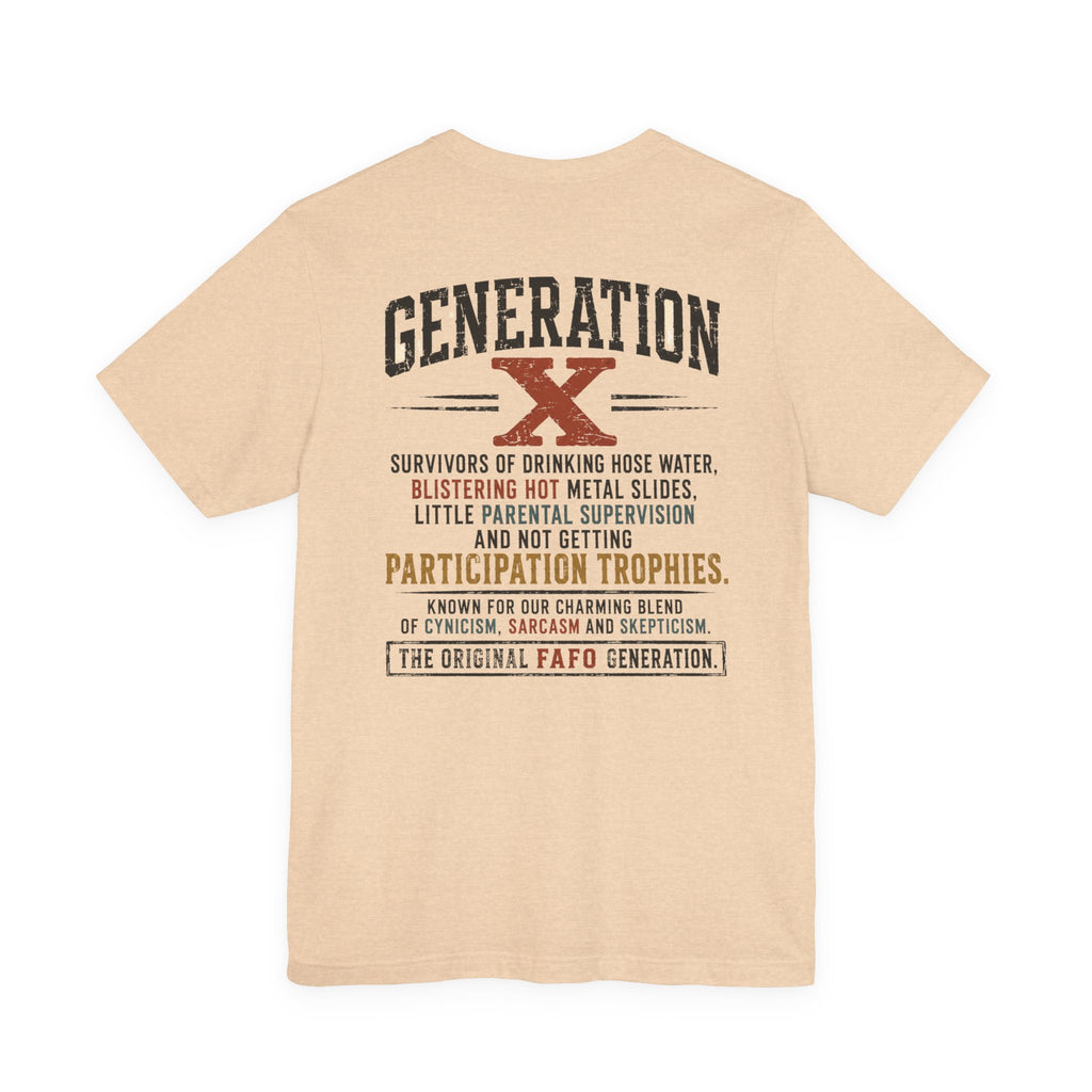 Generation X "We Don’t Care" Graphic Tee