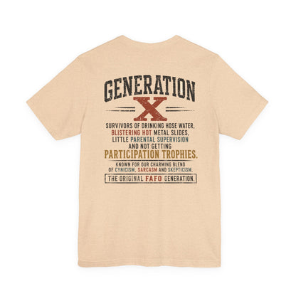 Generation X "We Don’t Care" Graphic Tee