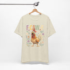 Rooster Floral F-CAW-F Graphic Tee
