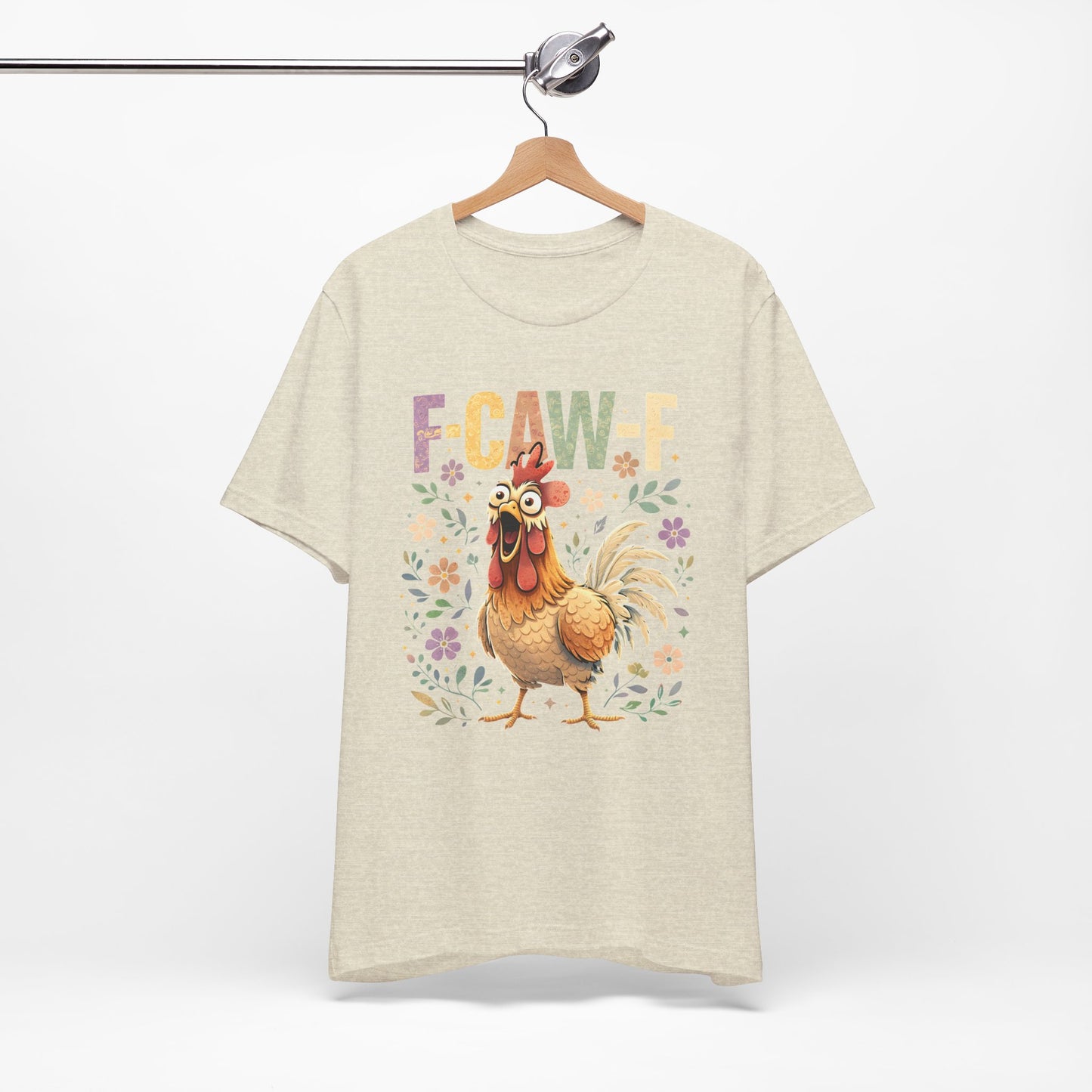 Rooster Floral F-CAW-F Graphic Tee