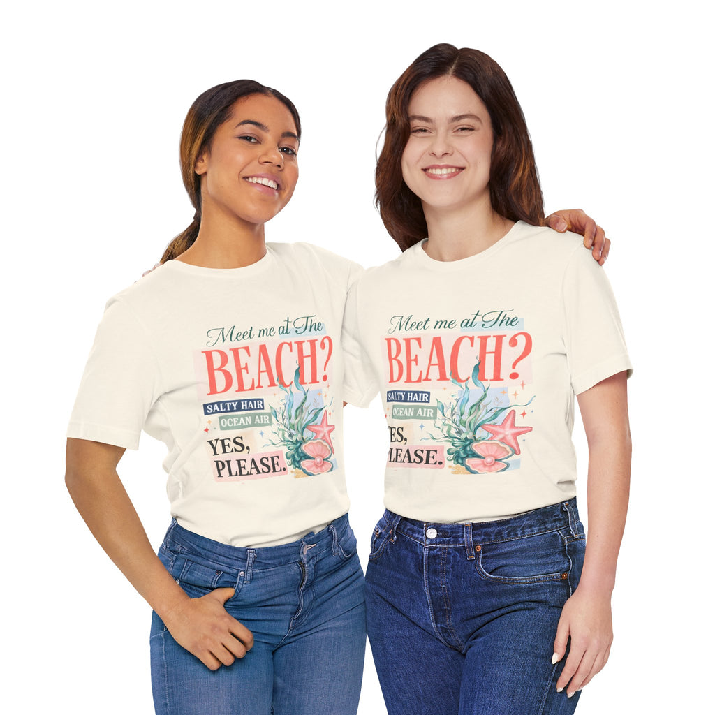 Meet Me At The Beach Coastal Tee