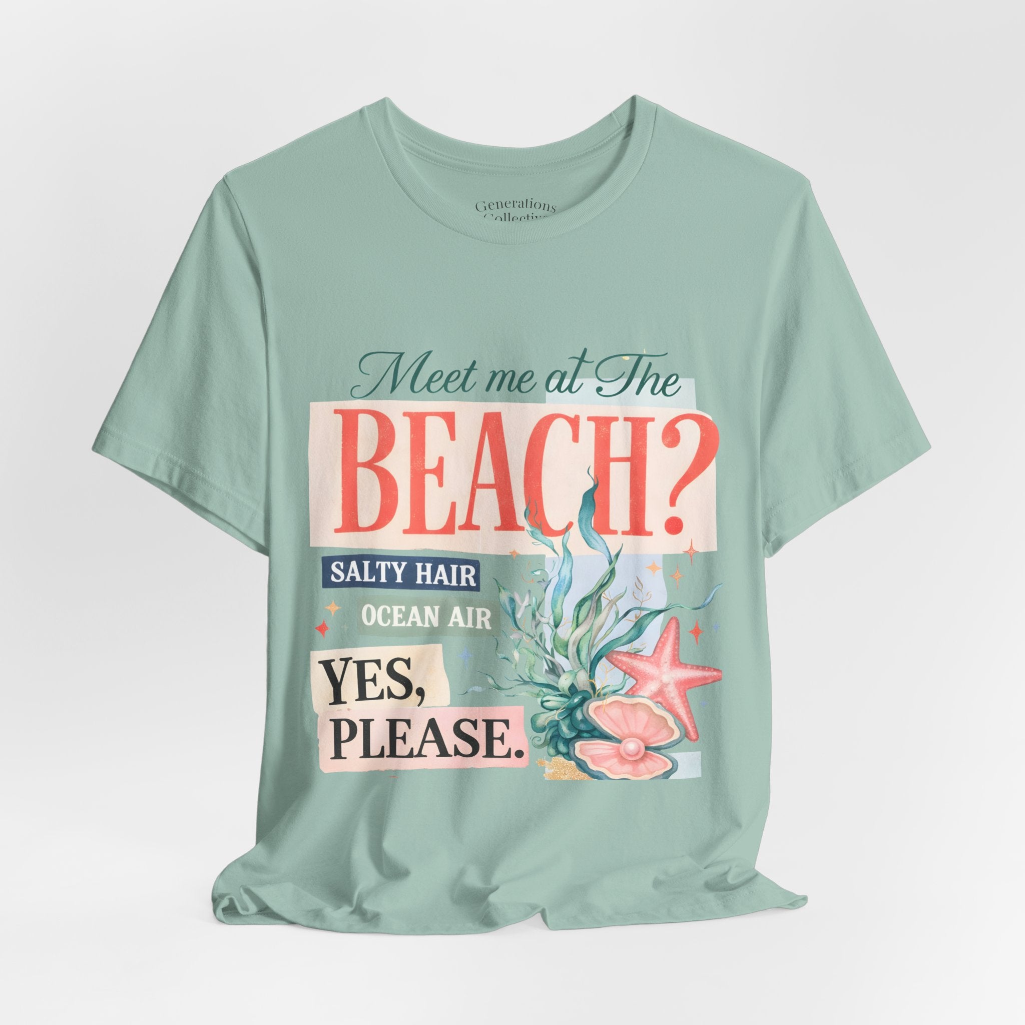 Meet Me At The Beach Coastal Tee