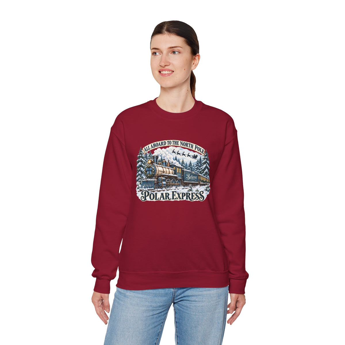 All Aboard Christmas Sweatshirt