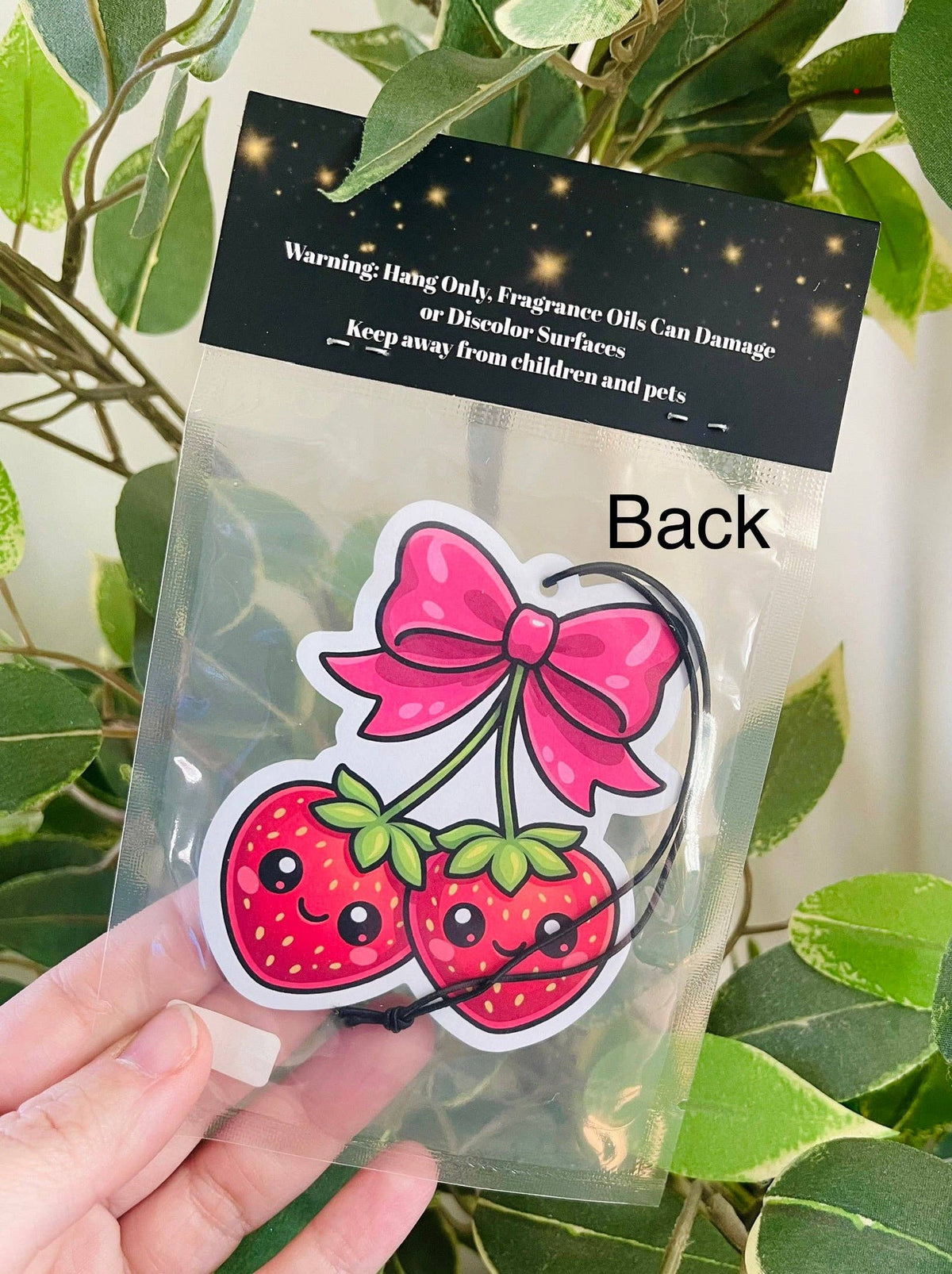 Strawberry Cherries Car Air Freshener