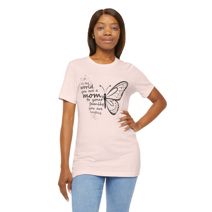 Mother Butterfly Script Graphic Tee