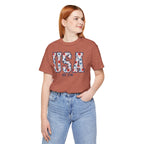 USA Floral EST. 1776 Graphic Tee