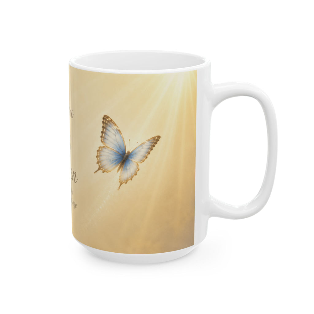 Carried On Butterfly Wings Mug