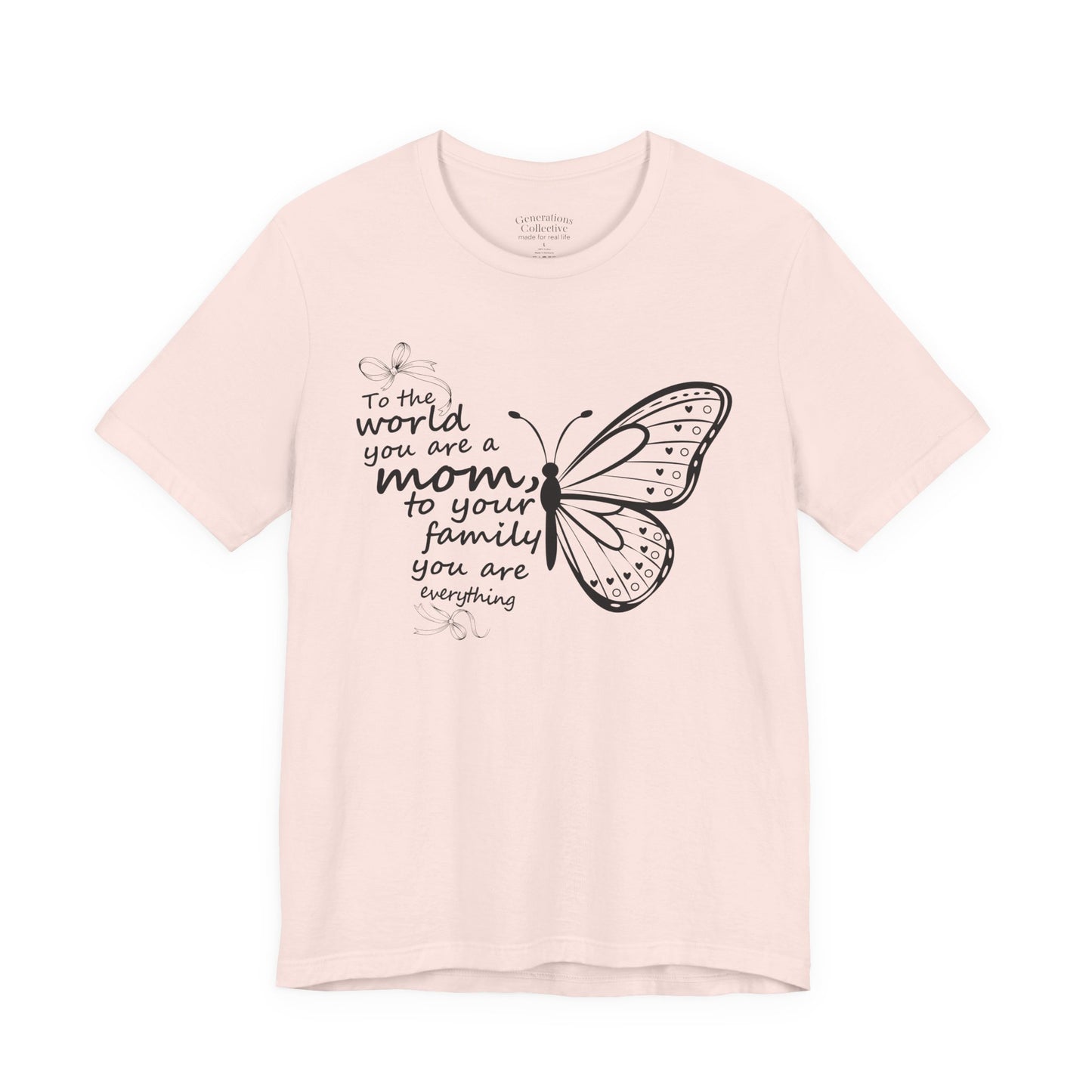 Mother Butterfly Script Graphic Tee