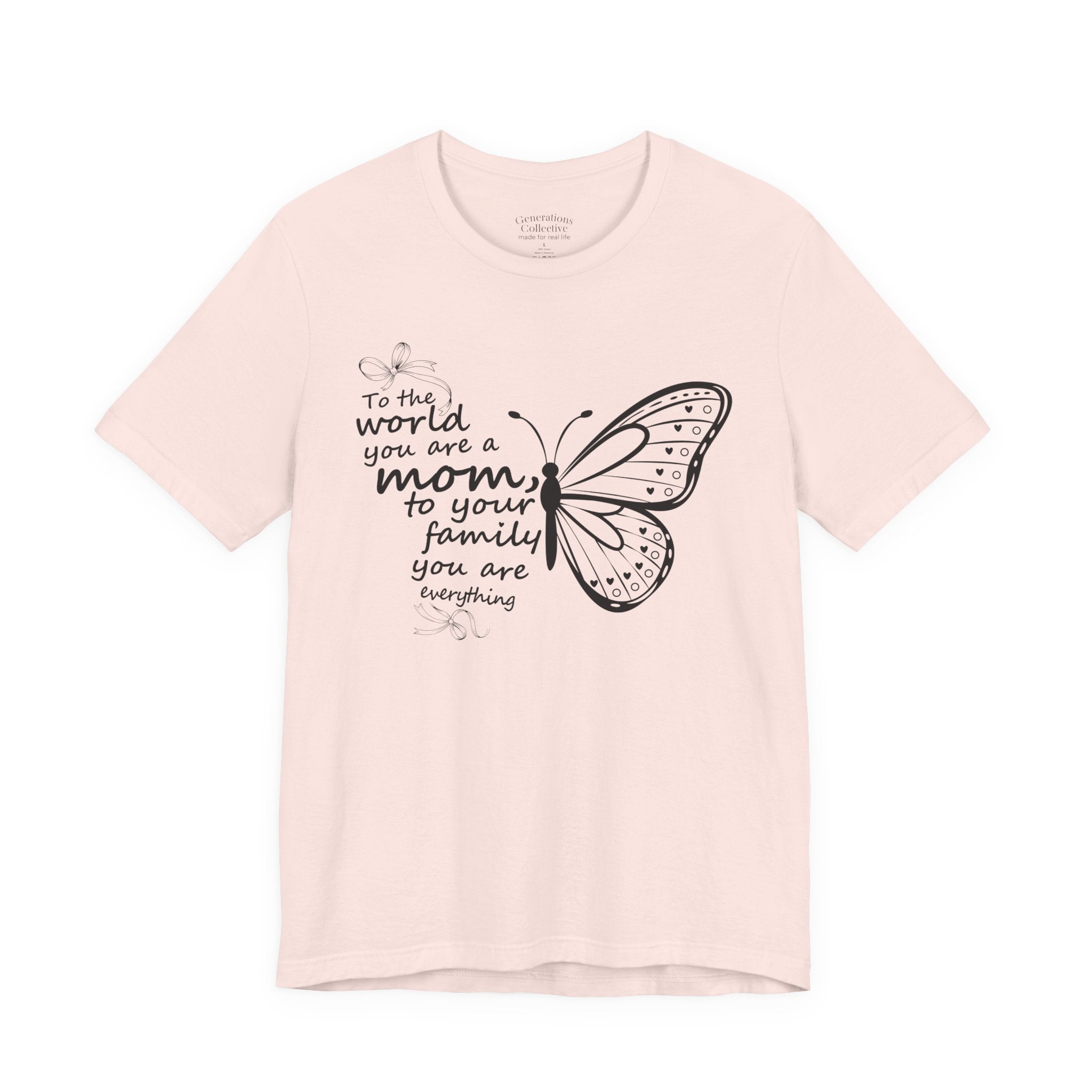 Mother Butterfly Script Graphic Tee