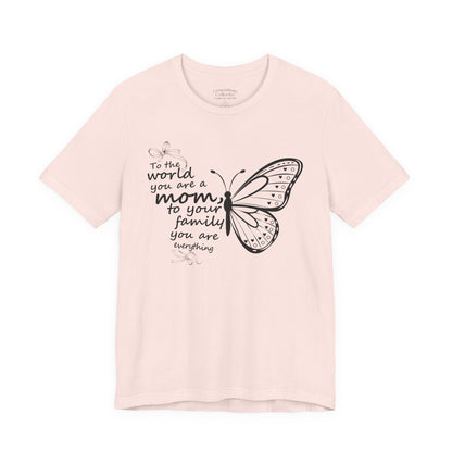 Mother Butterfly Script Graphic Tee