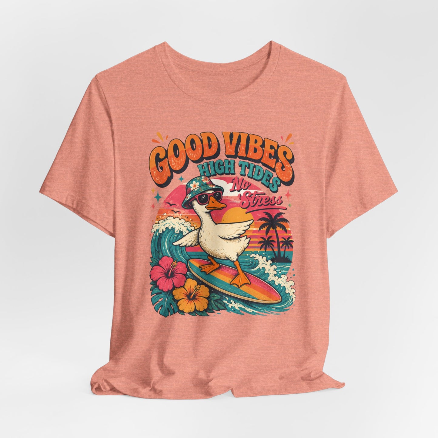Good Vibes High Tides Goose Graphic Tee