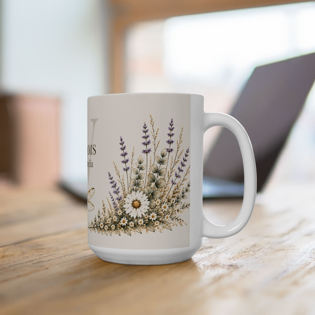 Dragonfly Meadow Personalized Family Mug