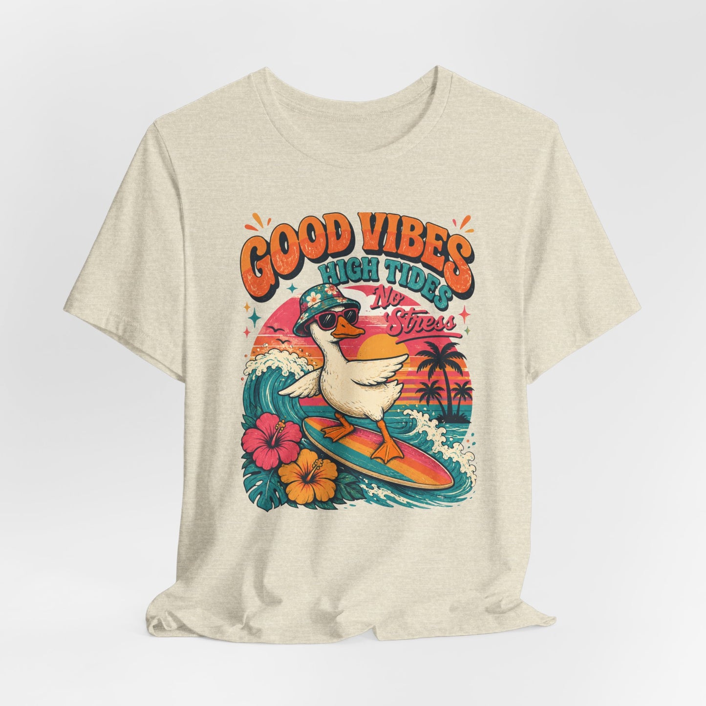 Good Vibes High Tides Goose Graphic Tee