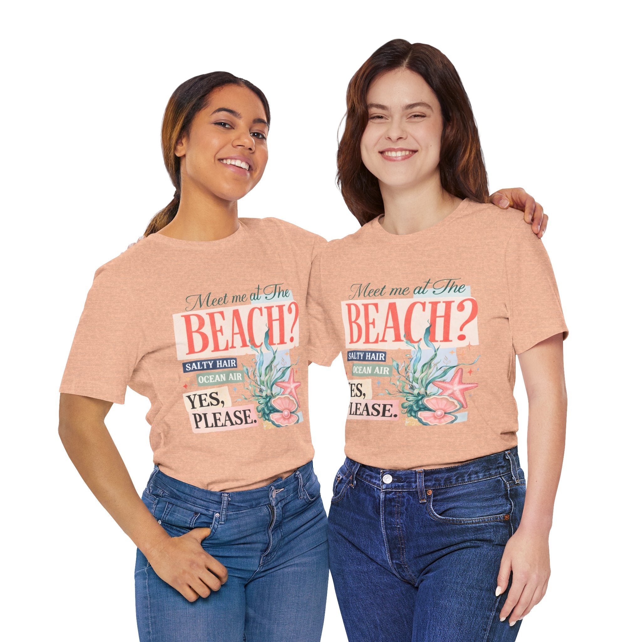 Meet Me At The Beach Coastal Tee