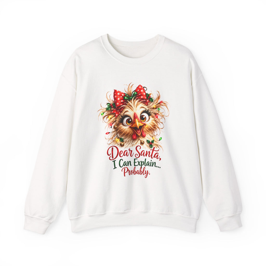 Dear Santa Chicken Sweatshirt