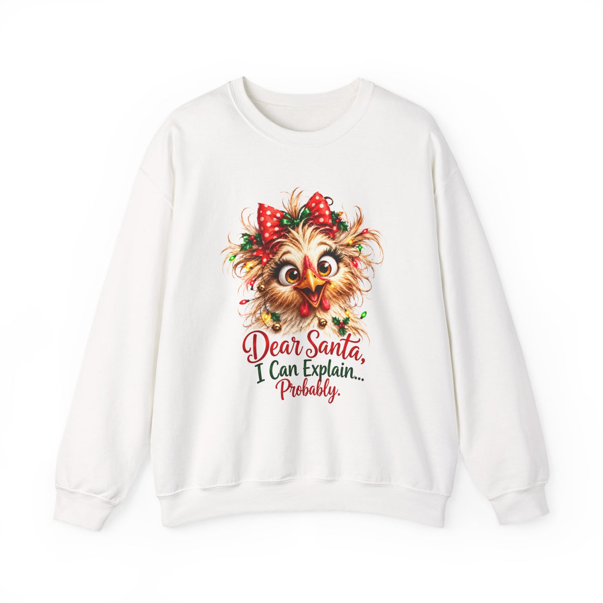 Dear Santa Chicken Sweatshirt