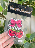 Strawberry Cherries Car Air Freshener