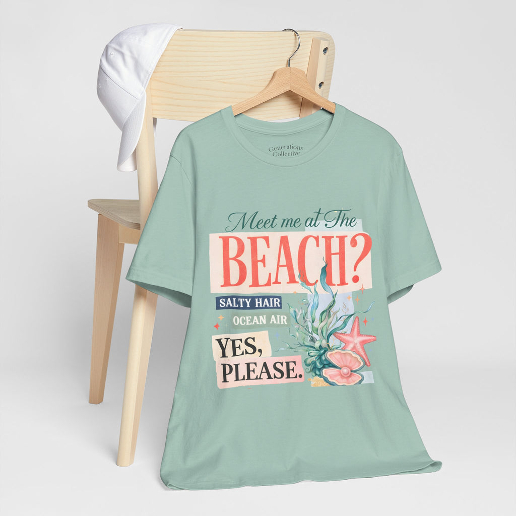Meet Me At The Beach Coastal Tee