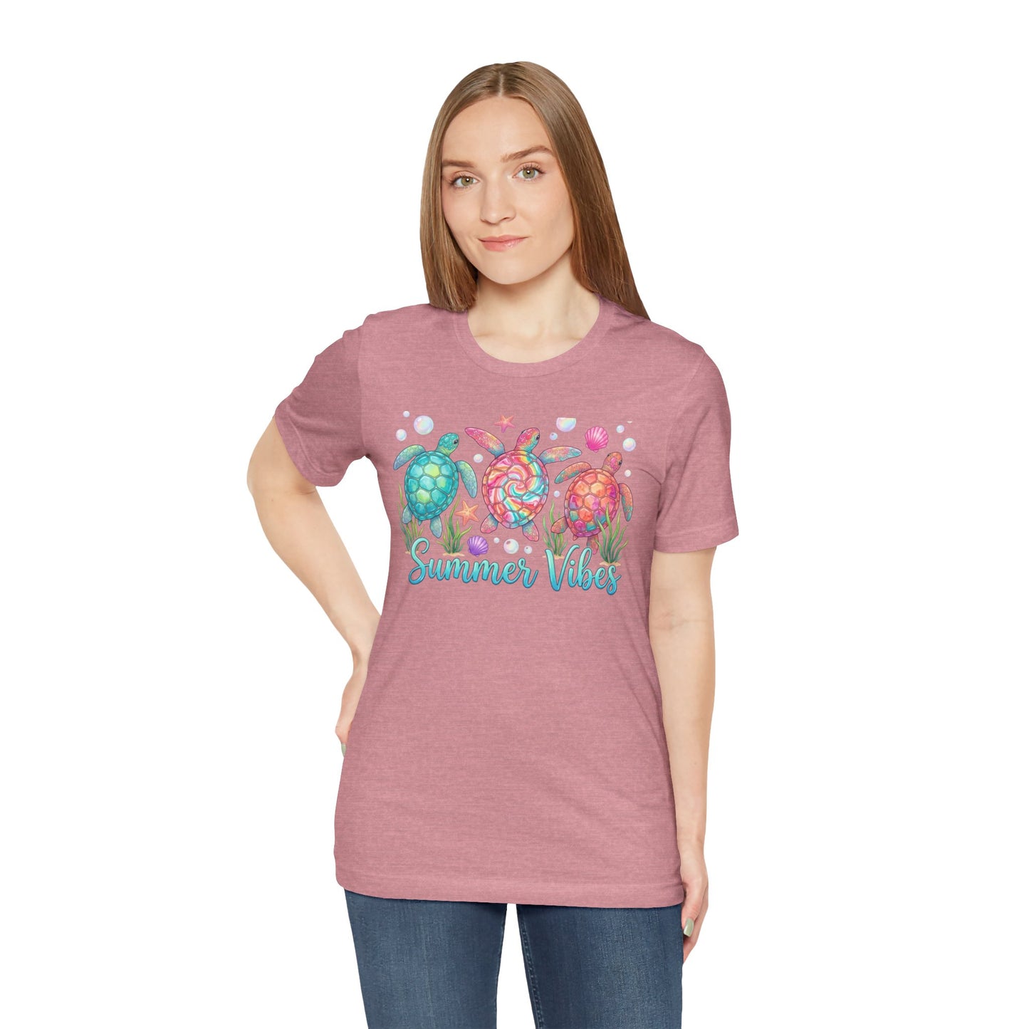 Summer Vibes Turtle Graphic Tee
