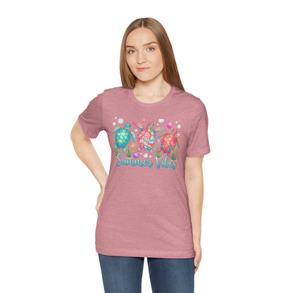 Summer Vibes Turtle Graphic Tee