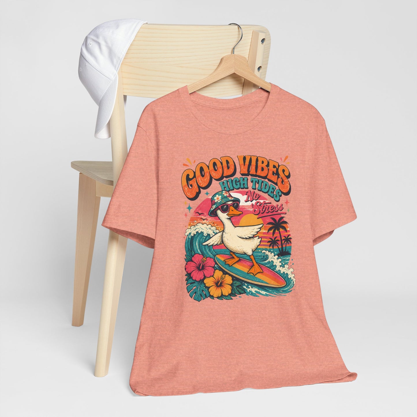 Good Vibes High Tides Goose Graphic Tee