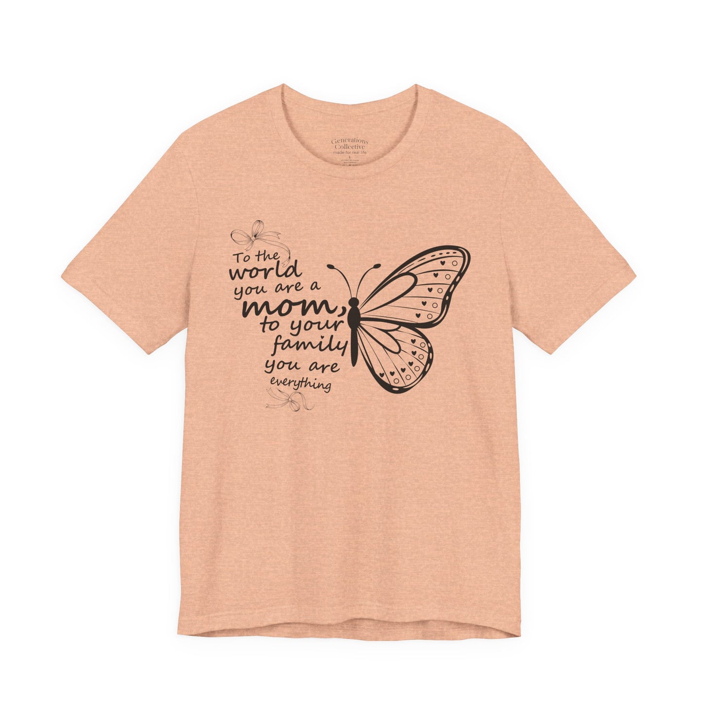 Mother Butterfly Script Graphic Tee