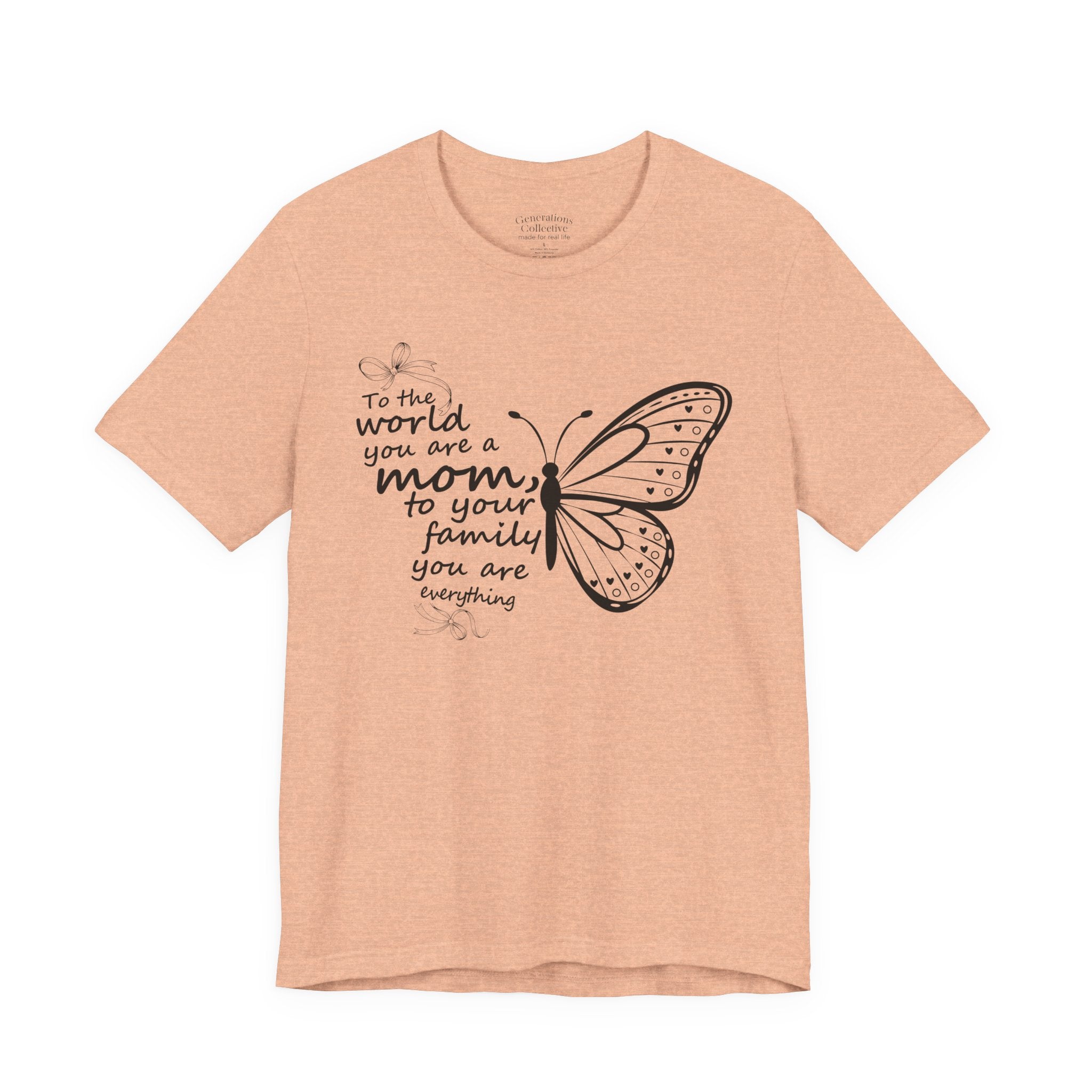 Mother Butterfly Script Graphic Tee