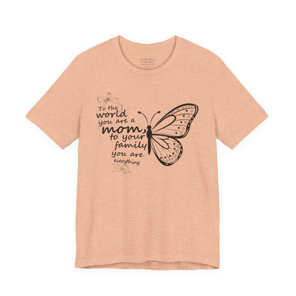 Mother Butterfly Script Graphic Tee