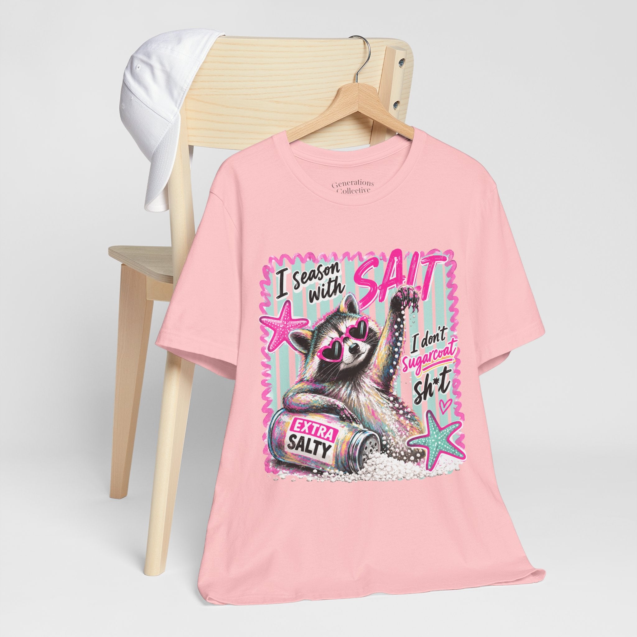 Seasoned With Salt Raccoon Tee