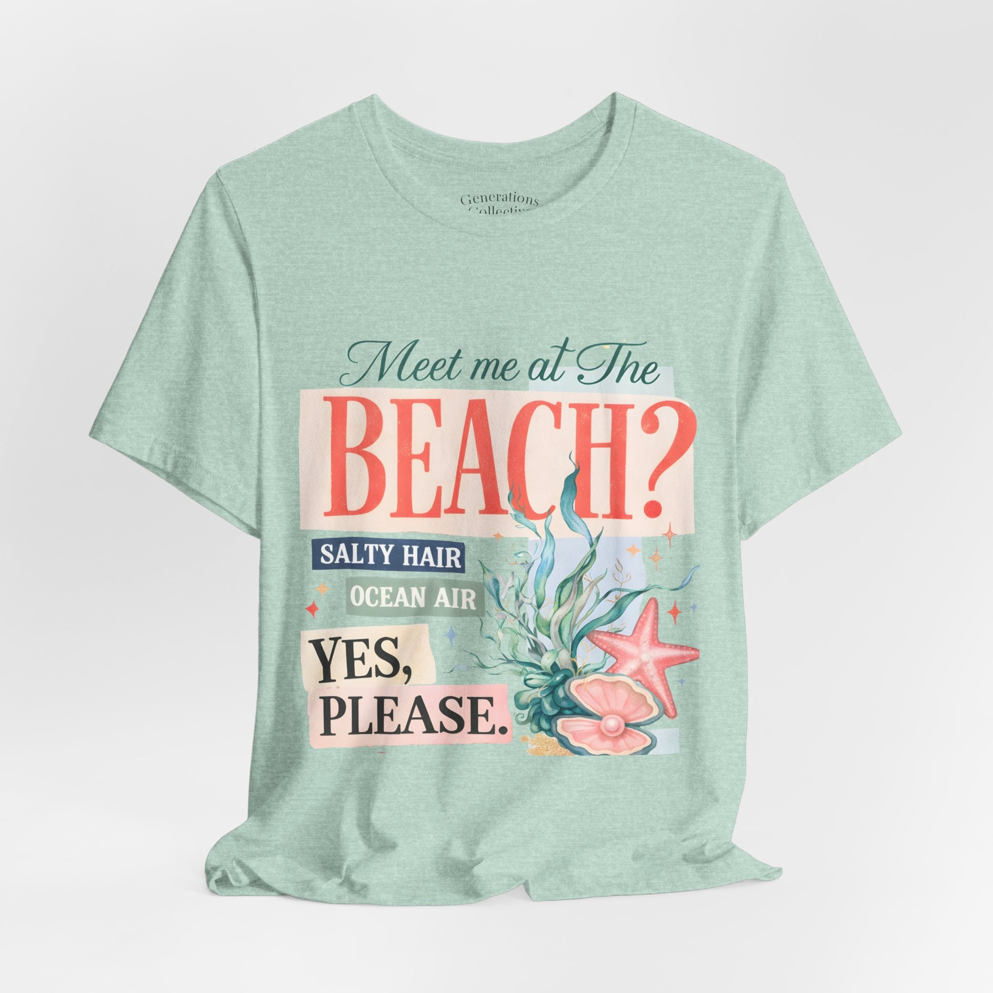 Meet Me At The Beach Coastal Tee