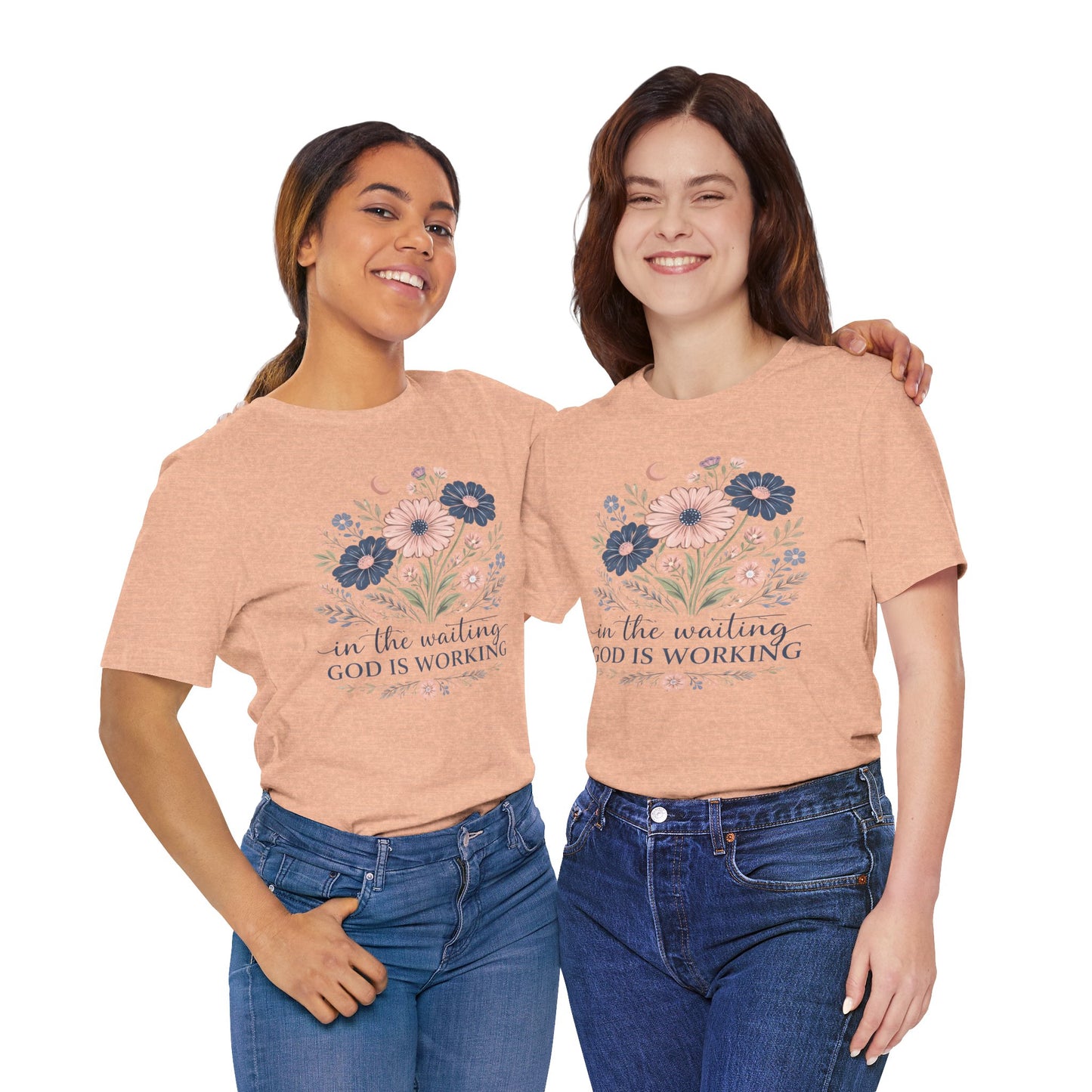 In the Waiting God Is Working Graphic Tee