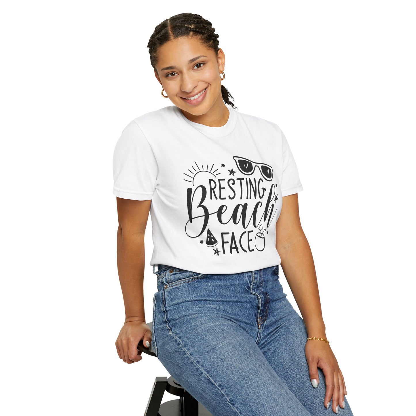 Resting Beach Face Tee