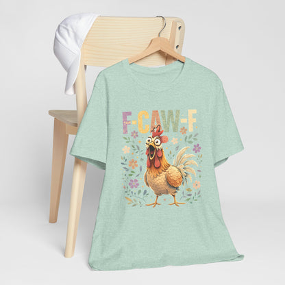 Rooster Floral F-CAW-F Graphic Tee