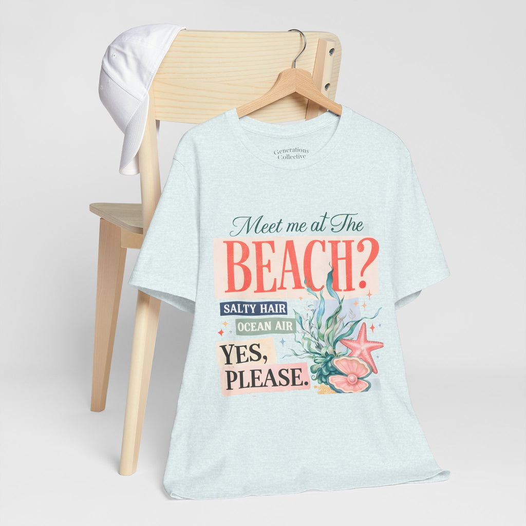 Meet Me At The Beach Coastal Tee