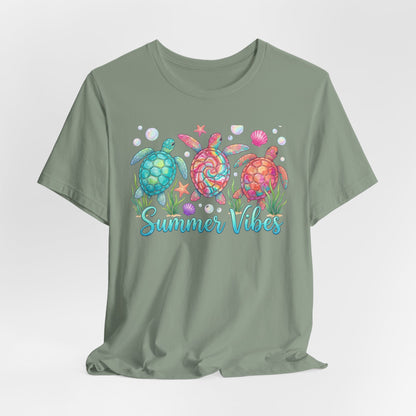 Summer Vibes Turtle Graphic Tee