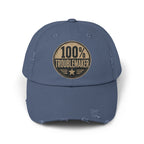 100% Troublemaker Distressed Cap