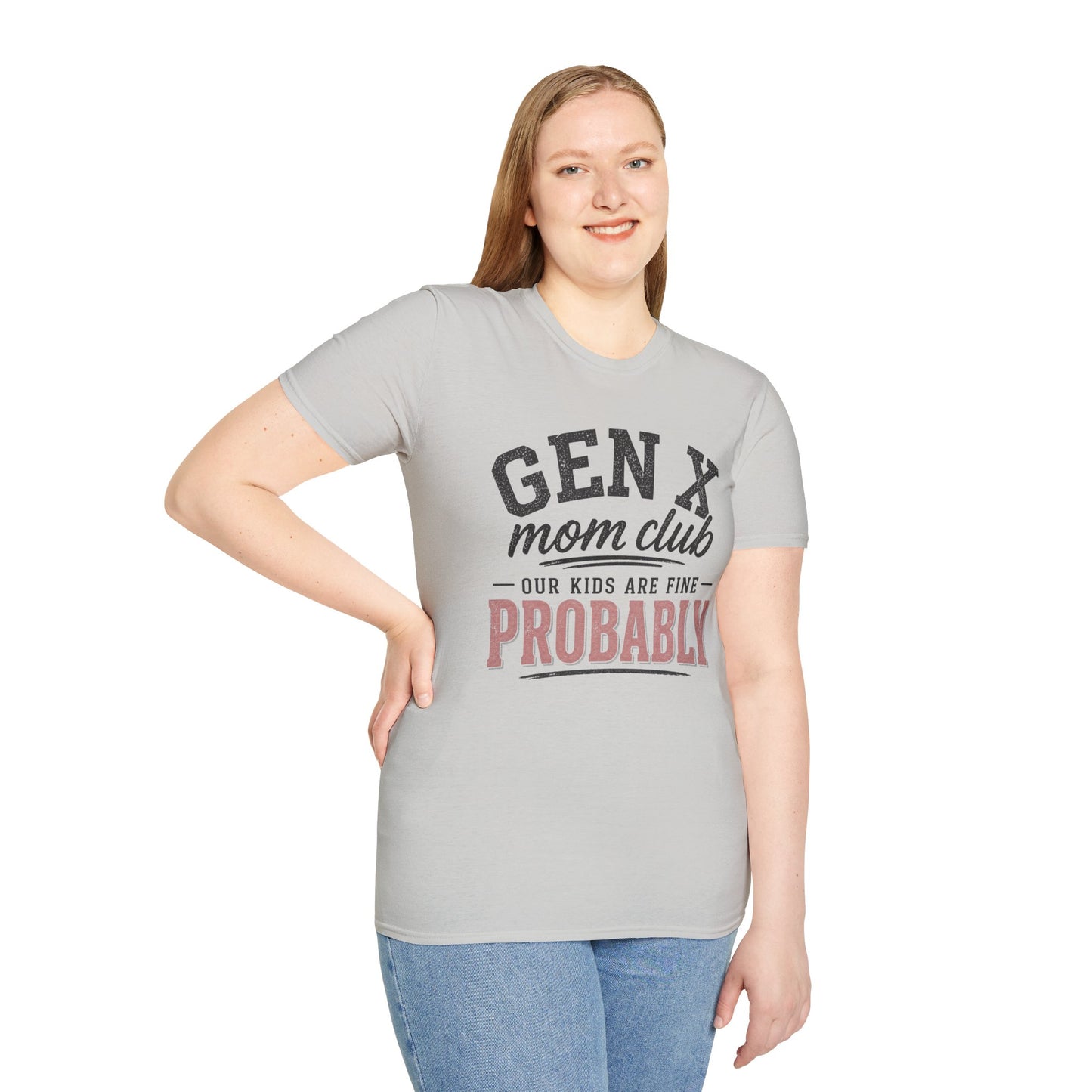 Gen X Mom Club “Our Kids Are Fine Probably” Graphic Tee