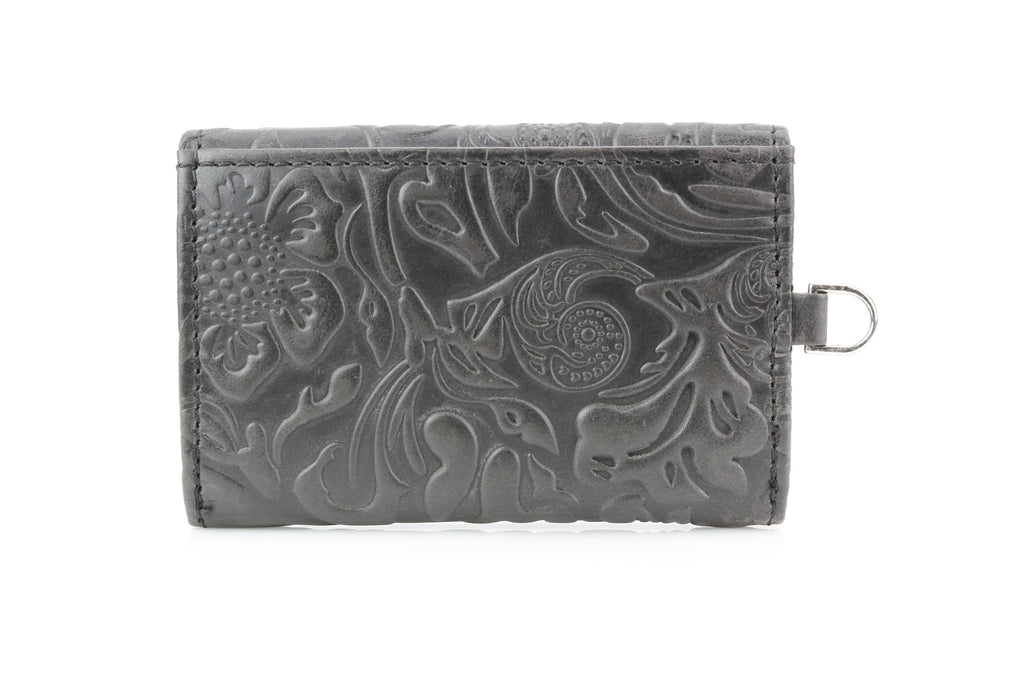Wildflower Trails Mini Leather Wristlet