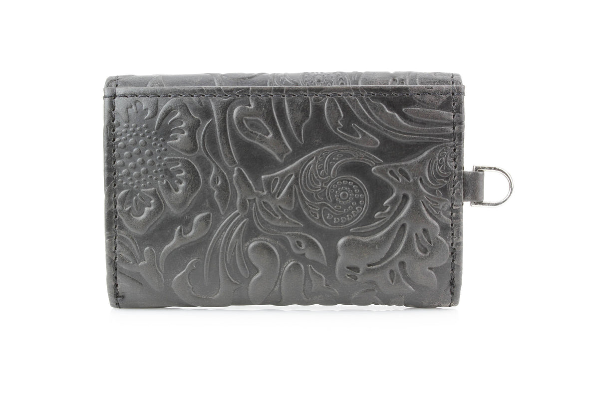 Wildflower Trails Mini Leather Wristlet