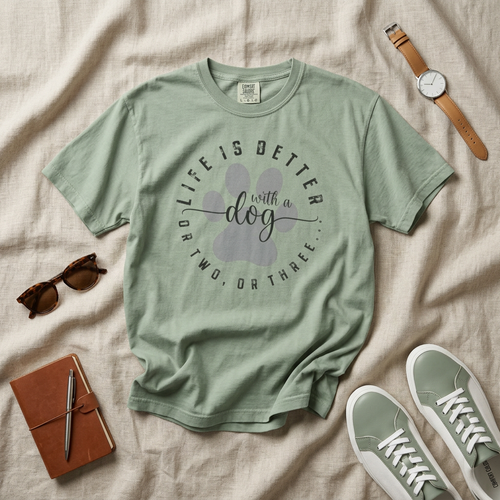 Better With a Dog Graphic Tee
