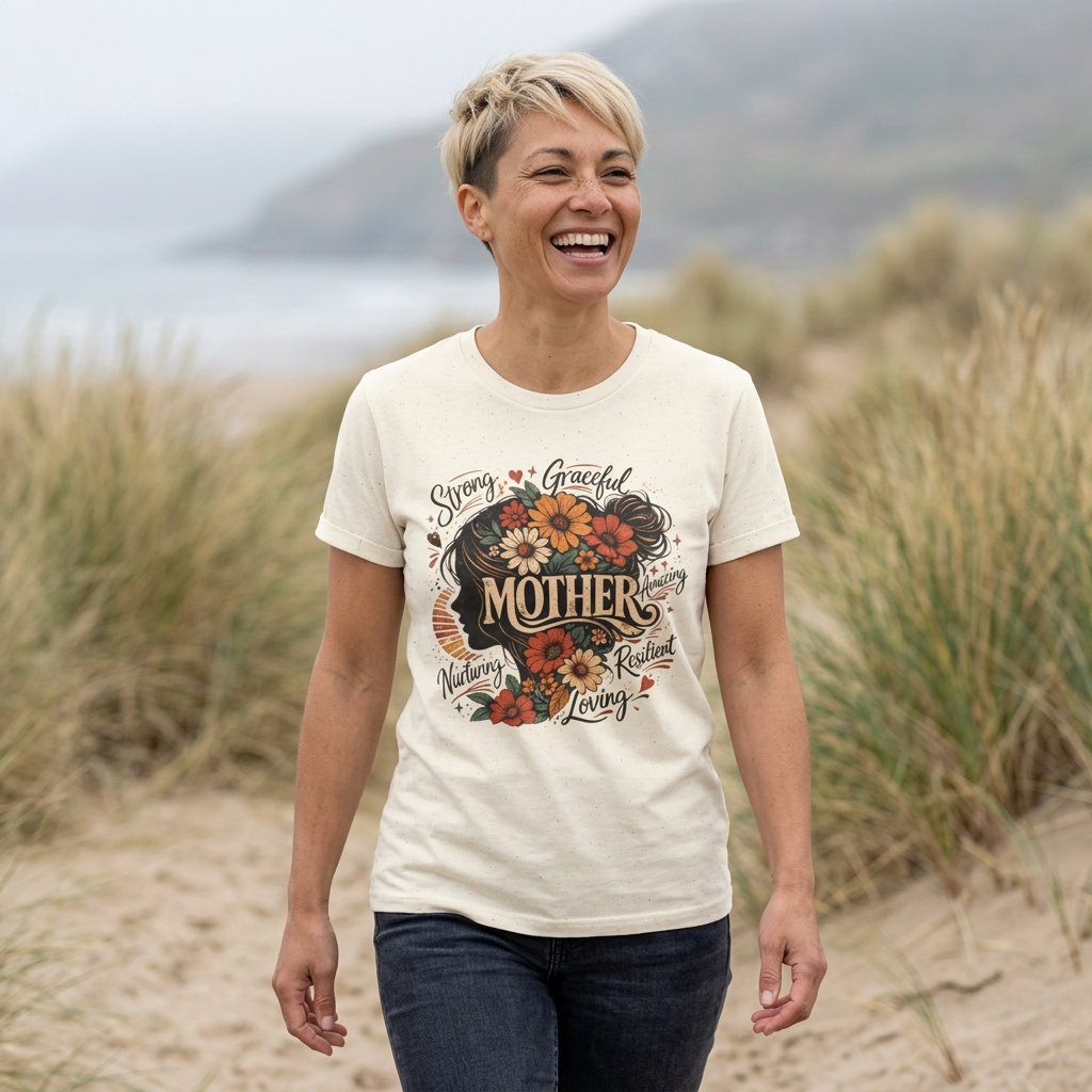 Mother Floral Vintage Graphic Tee