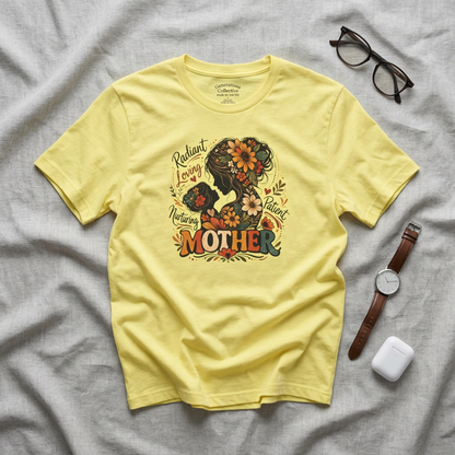 Mother Child Floral Vintage Graphic Tee