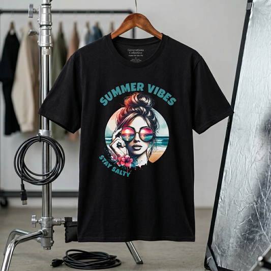 Stay Salty Summer Vibes Graphic Tee
