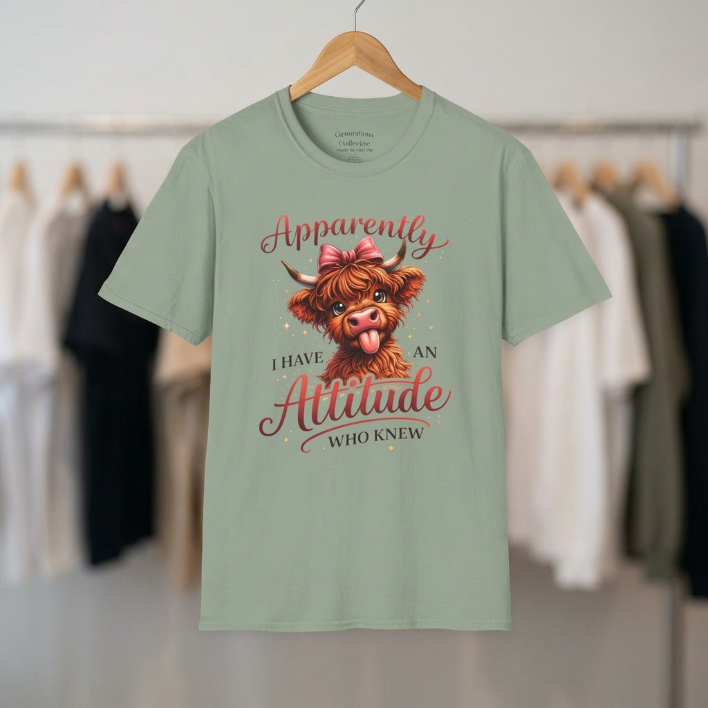 Apparently I Have An Attitude Graphic Tee