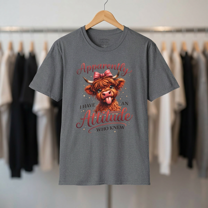 Apparently I Have An Attitude Graphic Tee