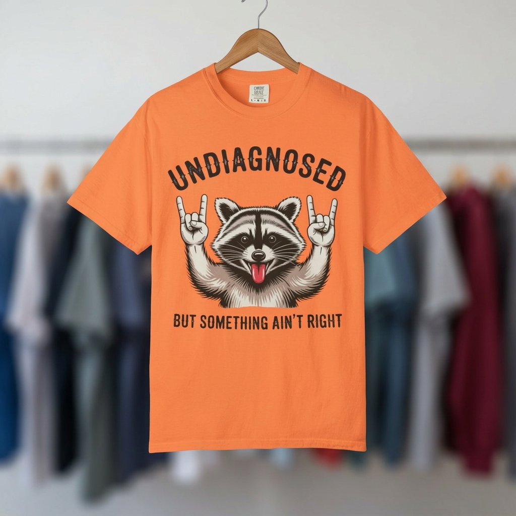 Undiagnosed 'But Something Ain't Right' Raccoon Tee