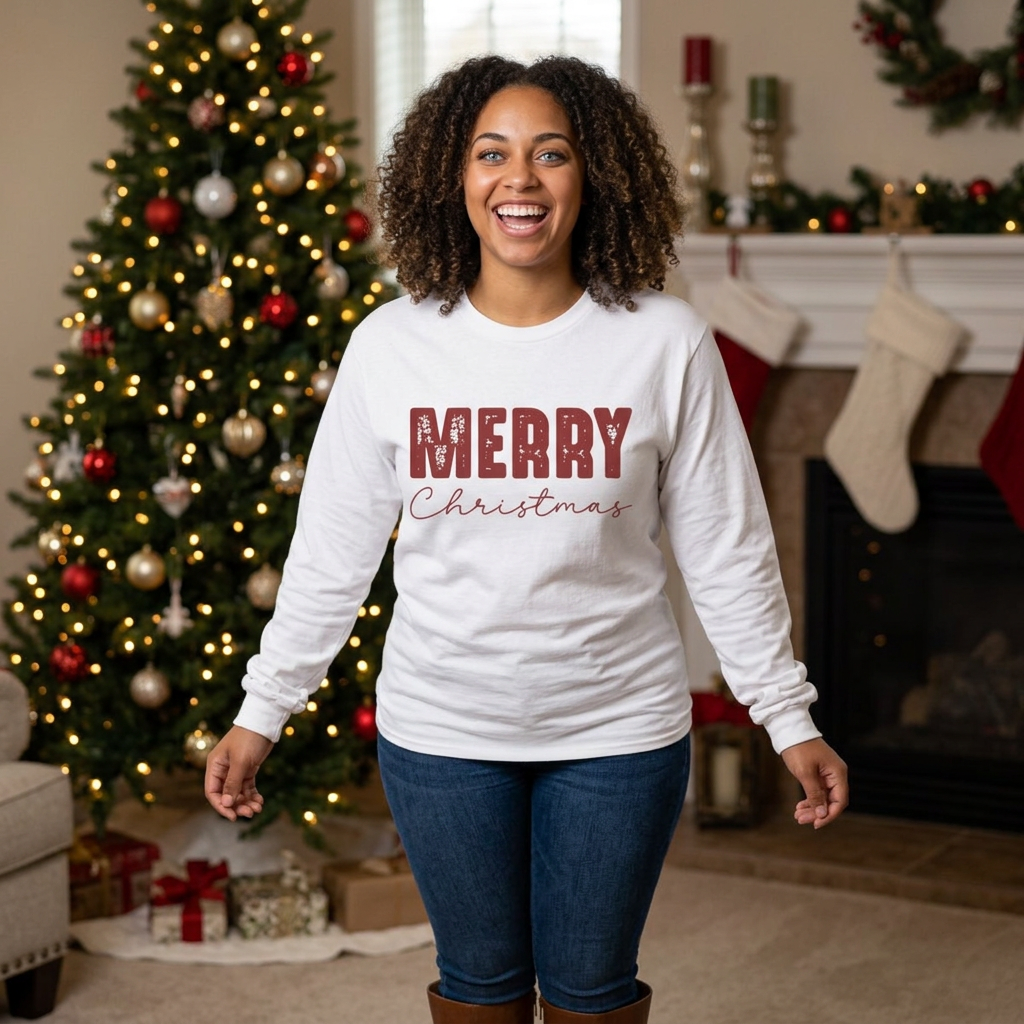 A Very Merry Christmas Long Sleeve Tee