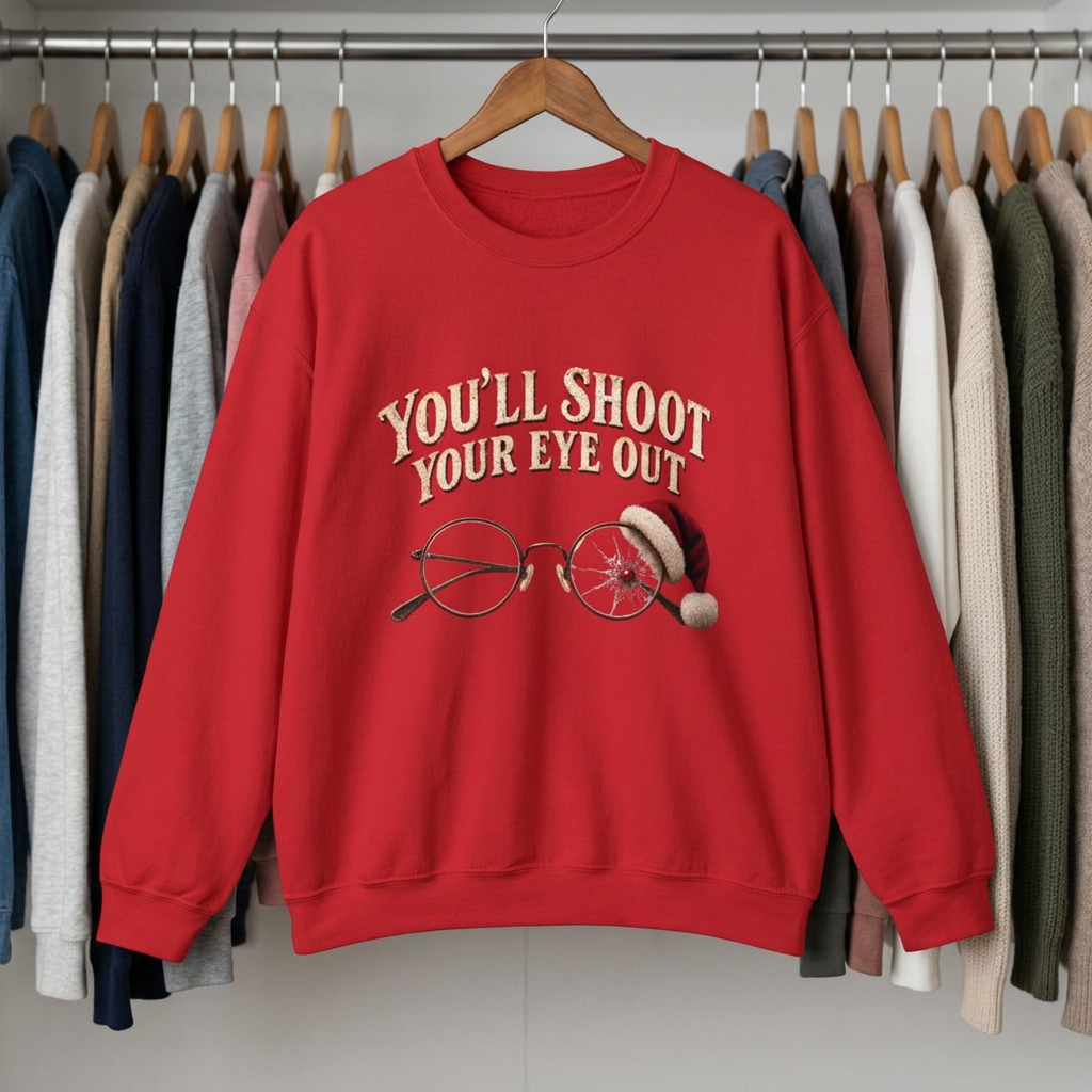 You’ll Shoot Your Eye Out Christmas Sweatshirt