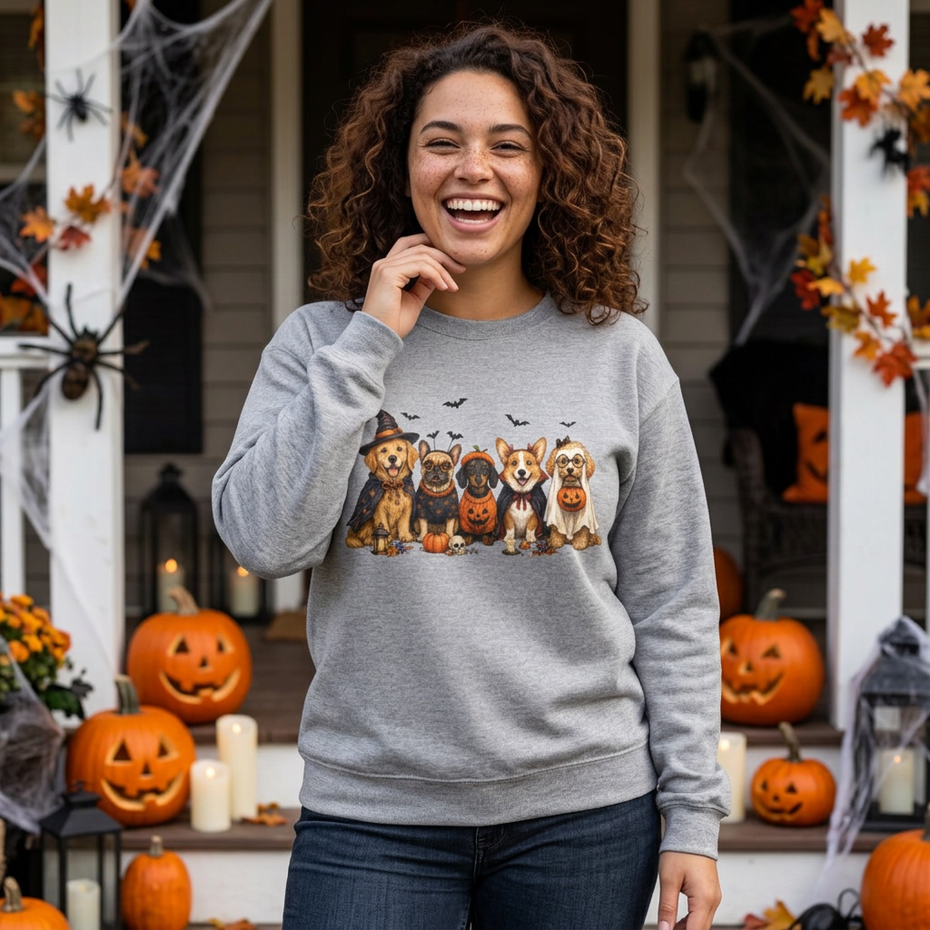 Happy Howl-O-Ween Sweatshirt