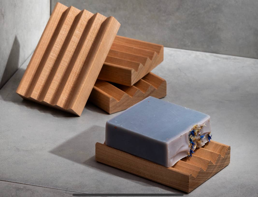 Red Alder Wooden Soap Dish